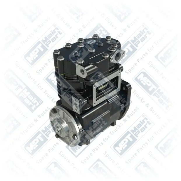 2) 1189107,1314107,1348920,301525,KZ996, 2.LK.0402 Air Compressor, Twin Cylinder, MPT Main Part