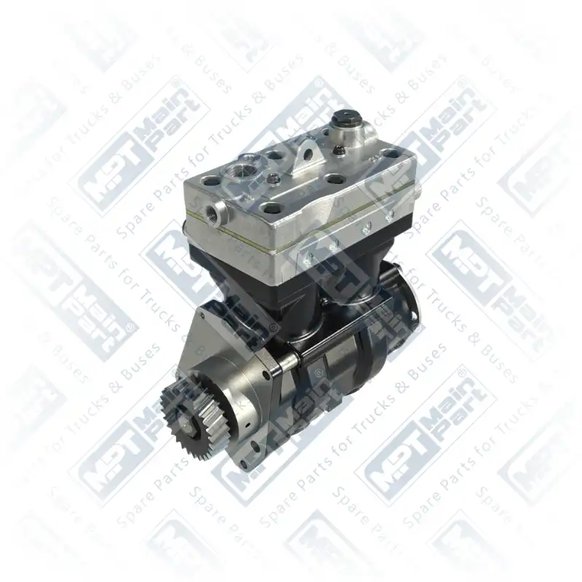 1) 9125100080,9125100220,4571307615,4601300815, A4601300815 MERCEDES BENZ Luftkompressor, Zweizylinder, MPT Main Part