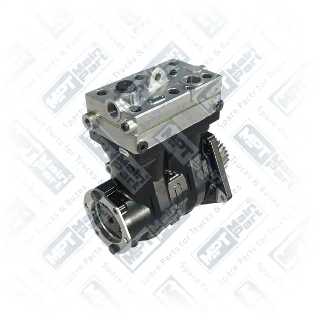 2) 9125100250,4601300915, 4.LK.5001 Compressor de ar, Cilindro duplo, MPT Main Part
