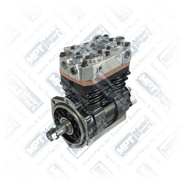 1) K022264N00,LK4952,504079460,504353252, 6.LK.1701 Sprężarka powietrza, Dwucylindrowe, MPT Main Part