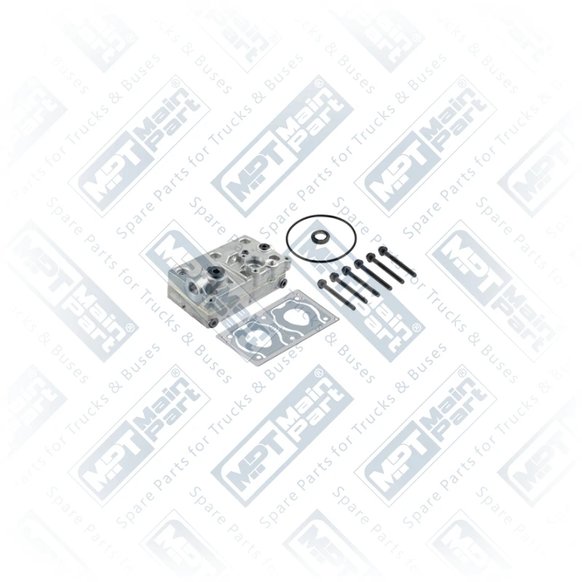 1) , 1.LP.3501 Kompresör, Silindir Kapak, MPT Main Part