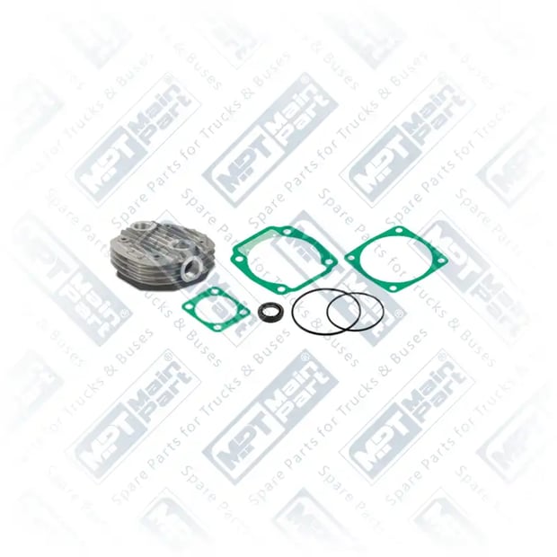 1) , 6.LP.1108 Compresor de aire, Culata, MPT Main Part