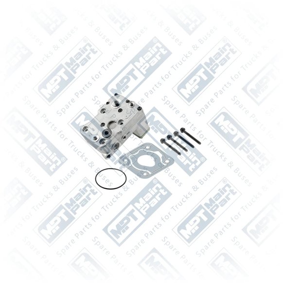 1) 4123529242,51541146082, 3.LP.0401 Air Compressor, Cylinder Head, MPT Main Part