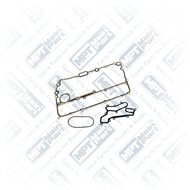 1) 1721024,1863303,1921895,1921895S2, 1721024 SCANIA S460 Enfriador de aceite, Empaquetadura, MPT Main Part