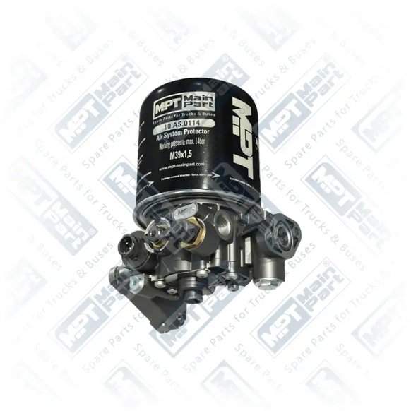 1) K002738,K024635N50,LA9016, LA 9016 Valvula Secador de aire, Completo, MPT Main Part