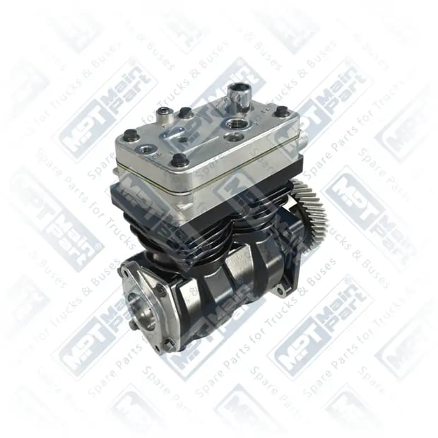 2) 4115530040,9061305215, 9061305215 MERCEDES BENZ CITARO O530 OM909 Kompresör, Çift Silindirli, MPT Main Part