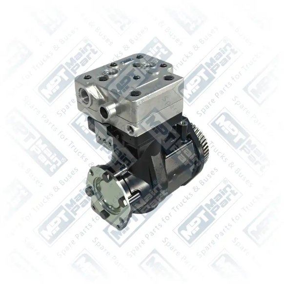 2) 3944525,3948846,3949098,3949718,3966520,3969110,4933782,4936218,4991799,5286677,5286970,5301094,5301100,9111530200,9111535300,9111539380, 4933782 CUMMINS ISCE Compresor de aire, Monocilindrico, MPT Main Part