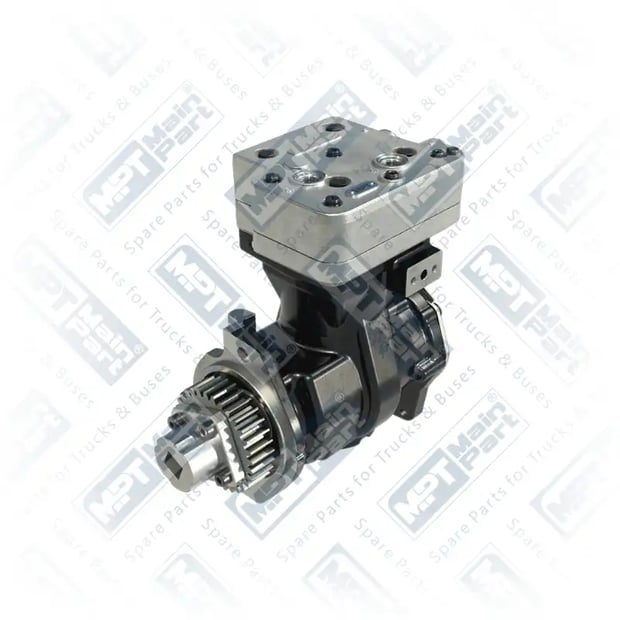 1) 3104216,3687343,3690864,4318220,9111530190,9111530197, 3690864 Compressor de ar, Mono Cilindro, MPT Main Part