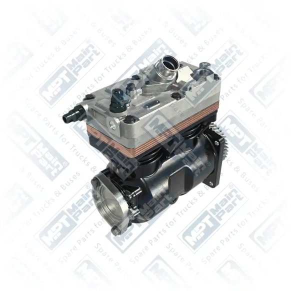 2) K052059N01,K063238N01,K066349N00,K066349N01,K171591N00,K171591N01,K214165N00,K214165N01,LK4975,0011308015,0011308315,9361301415,9361301515,9361303715, 9361303715 MERCEDES BENZ ANTOS 2535 Air Compressor, Twin Cylinder, MPT Main Part