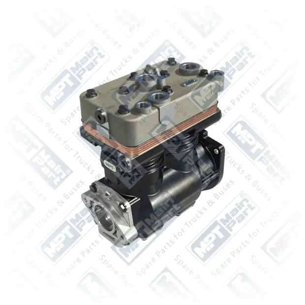 2) LP4961,1180445, 9.LK.0401 Air Compressor, Twin Cylinder, MPT Main Part