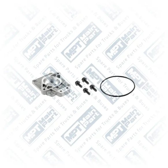 1) , 10.LK.1849 Luftkompressor, Kurbelwellen Flansch, MPT Main Part