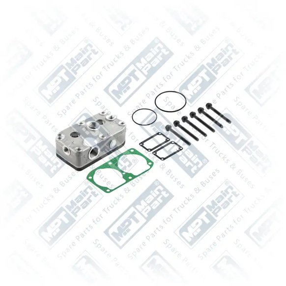 1) , 2.LP.0301 Luftkompressor, Zylinderkopf, MPT Main Part