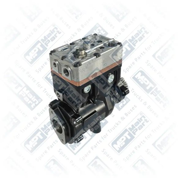 2) 14900097211,LP490,51541007252, 51.54100-7252 Compressor de ar, Cilindro duplo, MPT Main Part
