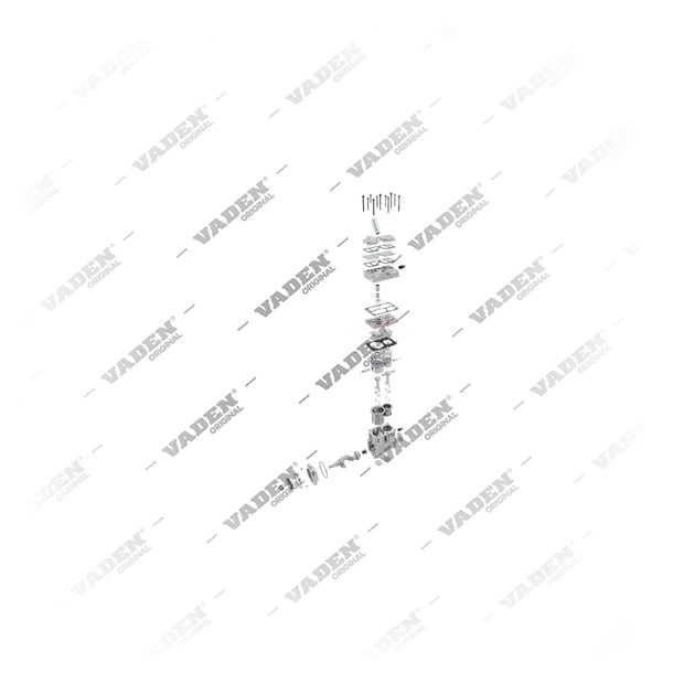 9) 4701302015,4701303715,LP490, 4701302015 MERCEDES BENZ TOURISMO O350 OM470 EURO6, Cilindro duplo, Compressor de ar, Vaden