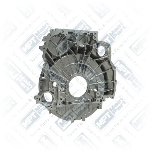 2) 4710150303,4710159602, 4.EN.0196 Flywheel Housing, MPT Main Part