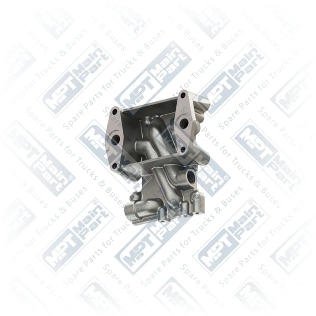 1) 1661209,1661504, 5.EN.0038 Enfriador de aceite, Soporte, MPT Main Part