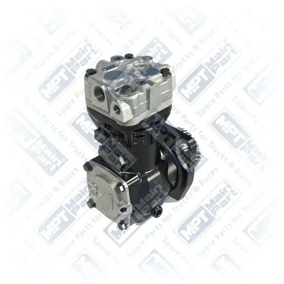 2) K004640,K004640C07,K004640C57,K004640V,K004640X00,K004640X07,K004640X57,LK3841,20568592,85000344, K004640X57 KNORR-BREMSE Luftkompressor, Einzylinder, MPT Main Part