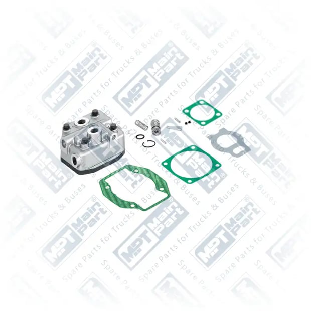 1) , 21.LP.0402 Компрессор воздуха, Головка блока, MPT Main Part