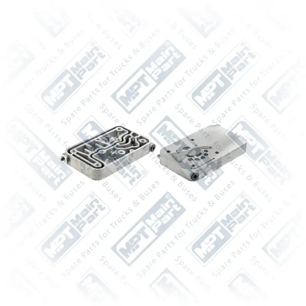 1) 4123526582,4129056534,0001305019,2V2145615, 4.LP.0307 Compressor de ar, Placa da válvula, MPT Main Part