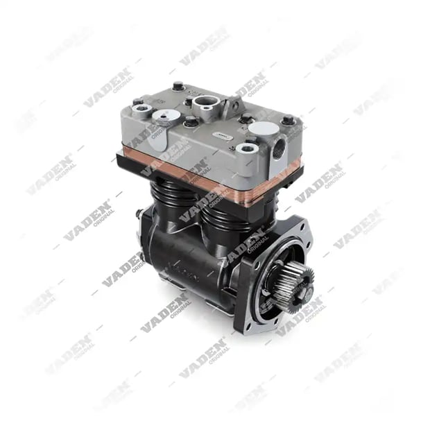 1300 090 002 VOLVO (7600 880 002, 1677848 avec engrenage), Double cylindre, Compresseur d'air | 1300 090 002 VOLVO (7600 880 002, 1677848 avec engrenage), Double cylindre, Compresseur d'air, 1300 090 002