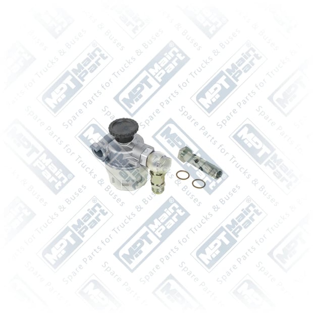 1) 0000908650, 0000908650 MERCEDES BENZ ECONIC OM906 Manueller Kraftstofffilter, Hand Pump, MPT Main Part