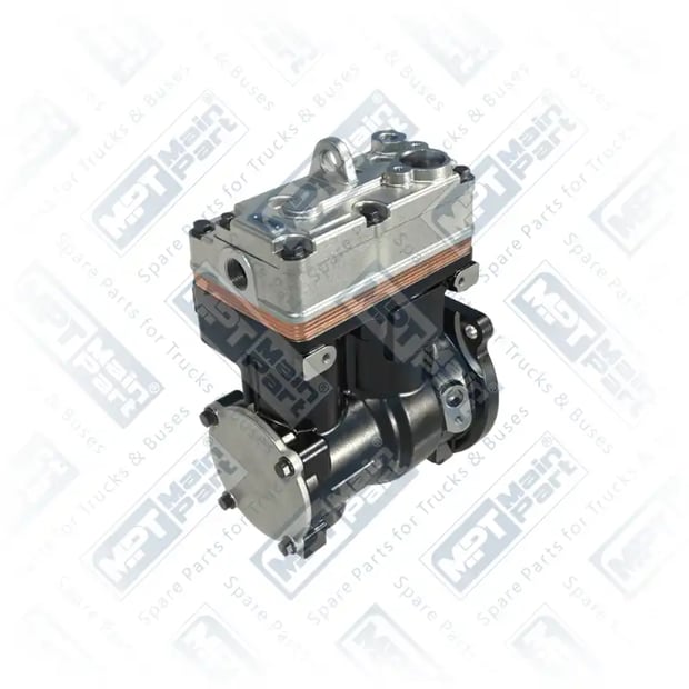 2) 21837144,22415863,85021390,85027390,14900082204,LP490TYPE, 1.LK.3301 Air Compressor, Twin Cylinder, MPT Main Part