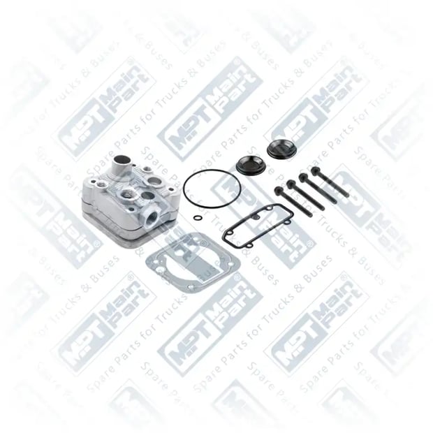 1) , 3.LP.0105 Compressor de ar, Cabeçote, MPT Main Part