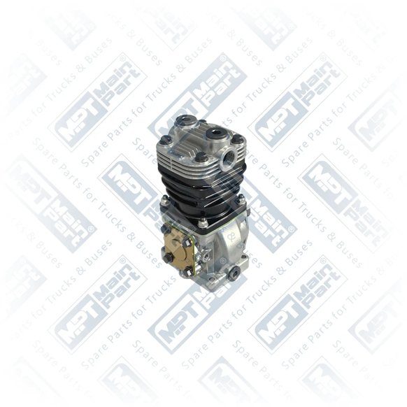 2) LK1534,1178041, LK1534 KNORR-BREMSE Air Compressor, Single Cylinder, MPT Main Part