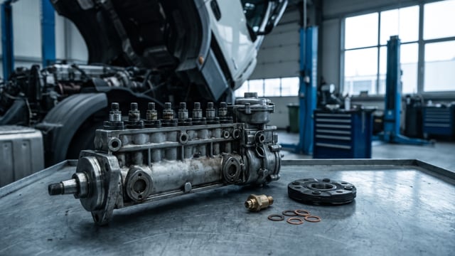 Kraftstoffpumpe defekt: Symptome der Einspritzpumpe beim Lkw