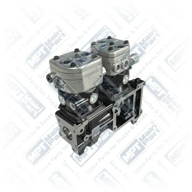 2) 51541006003, 3.LK.0307 Air Compressor, Twin Cylinder, MPT Main Part