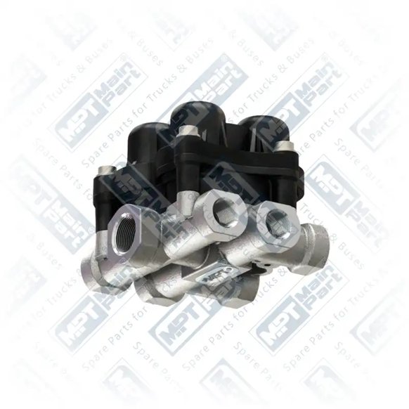 1) 20382309,20452151,20716313,20755195,3197588,AE4604, AE4604 KNORR-BREMSE Válvula de protección de 4 circuitos, MPT Main Part