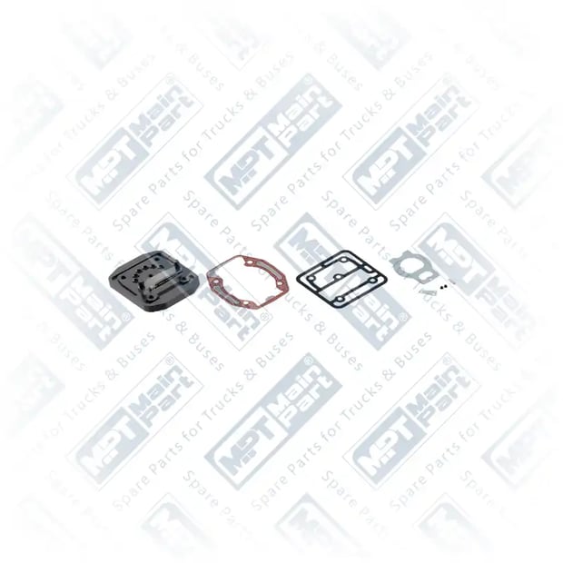 1) II14777004, 9.LP.0604 Compressore d'aria, Piastra della valvola, MPT Main Part