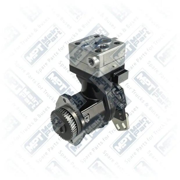 1) 9111550610,2TO100759C, 9111550610 WABCO Compressor de ar, Mono Cilindro, MPT Main Part