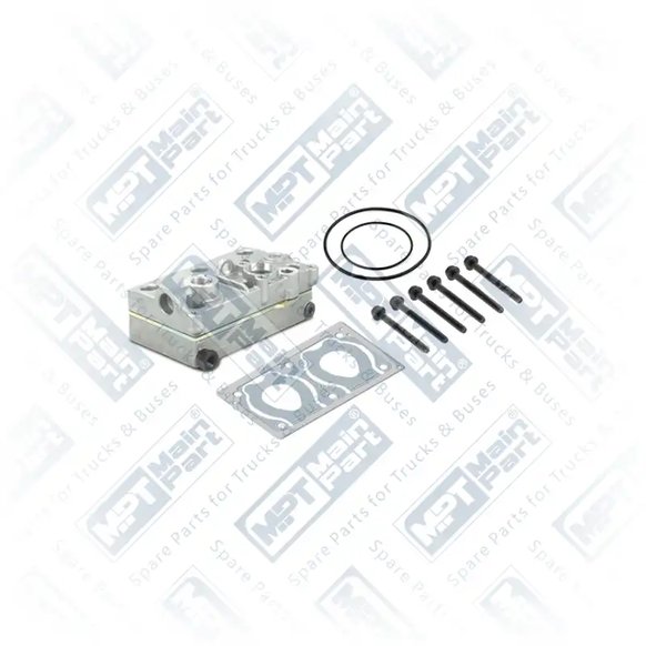 1) 4127049372,21316442, 4127049372 WABCO Kompresör, Silindir Kapak, MPT Main Part