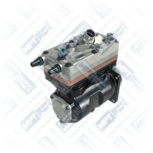 2) K044364N01,K051975N00,K051975N01,K057862N01,K066254N00,K066254N01,K165523N00,K165523N01,K214161N00,K214161N01,LK4972,0011305515,0011307415,0011308215,4711301915,4711302415,4711303715,4711306015,4711307215,4711307615, A4711307615 MERCEDES BENZ AROCS 2651 Arocs EURO6 OM471/473, Compresseur d'air, Double cylindre, MPT Main Part