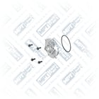 10.LK.1898 | Compressore d'aria, Flangia dell'albero a gomiti