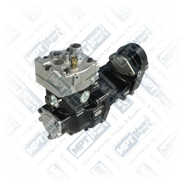 2) K161716,K232513,LS3909,51540007060,51540007151, 3.LK.2603 Compressor de ar, Com Embreagem, MPT Main Part