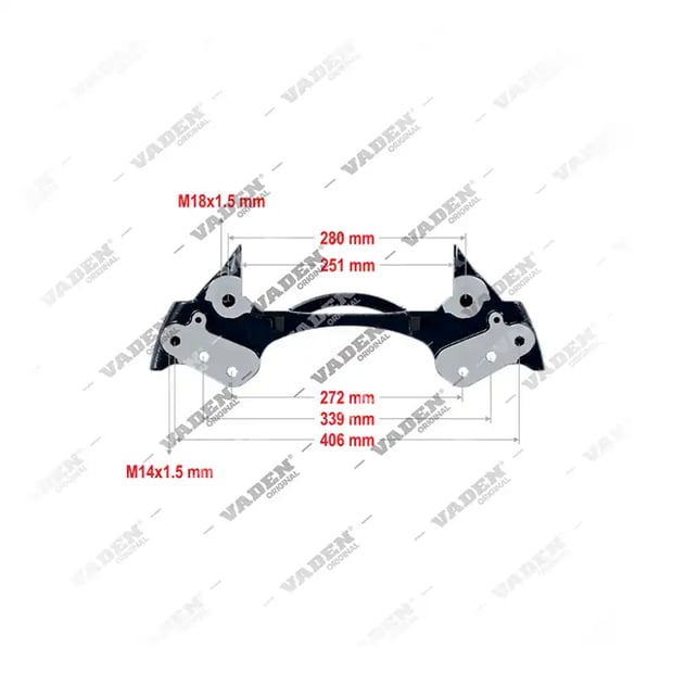 OEM 31932043 MERITOR D3- 22.5", Caliper Carrier, Brake Caliper Carrier MERITOR