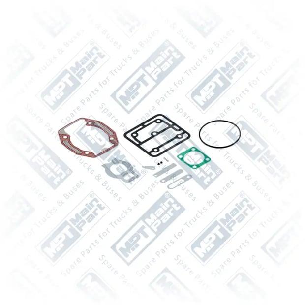 1) , 9.LP.0608 Compressor de ar, Kit de reparo, MPT Main Part