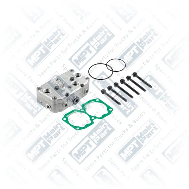 1) 9115058042,3094622, 1.LP.1002 Compresor de aire, Culata, MPT Main Part