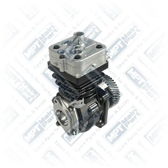2) 9061304915,9061306015,9061306115,4111540040,1528236, A9061306015 MERCEDES BENZ ZETROS 2733 Sprężarka powietrza, Jednocylindrowa, MPT Main Part