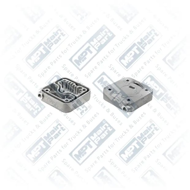 1) 0001310809,0001310909,4111516522, 4.LP.2006 Compressor de ar, Placa da válvula, MPT Main Part