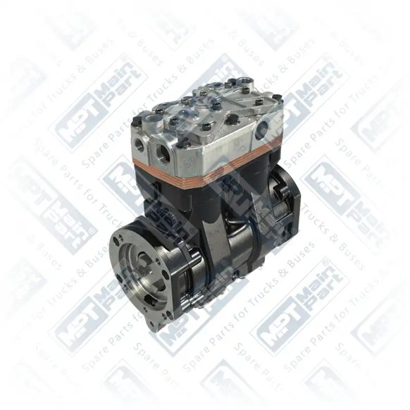 2) 1194456,K035001N00,LP4871,9P921251, K035001N00 Compressor de ar, Cilindro duplo, MPT Main Part