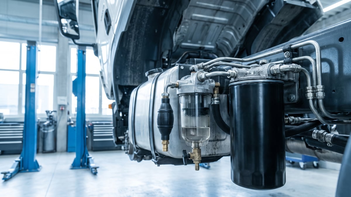 Dieselfilter wechseln: Intervall und Anzeichen beim Lkw