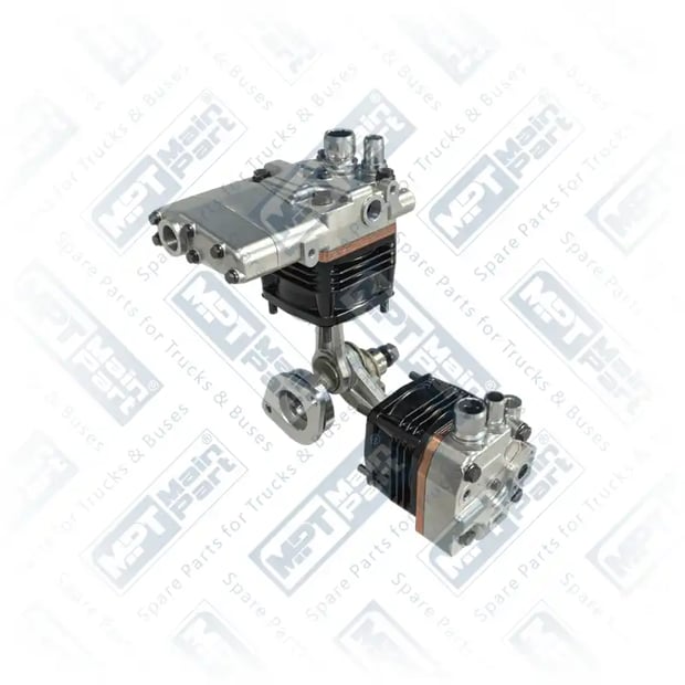 2) , 4.LK.3201 Compressore d'aria, Doppio cilindro, MPT Main Part