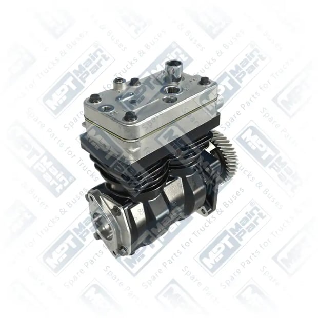 2) 4115530020,9061301815, 4.LK.2205 Compressor de ar, Cilindro duplo, MPT Main Part