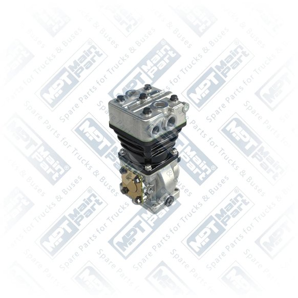 2) K052700,LK3877, K052700 KNORR-BREMSE Air Compressor, Monocilindrico, MPT Main Part