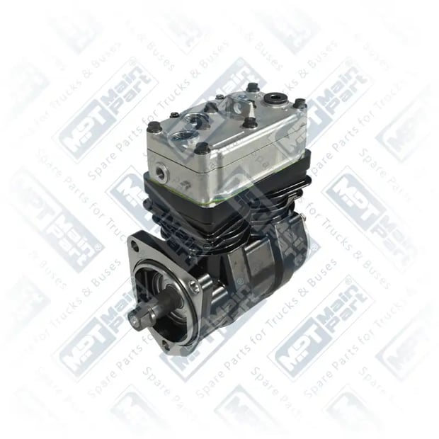 1) 9115051500,9115051507,1626060,5003460, 1.LK.1001 Compressor de ar, Cilindro duplo, MPT Main Part