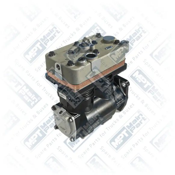 2) II38845F,II39080F,K001268000,K001268X00,LK4921,LP4996,70330094,8113634, LP4996 Compressor de ar, Cilindro duplo, MPT Main Part