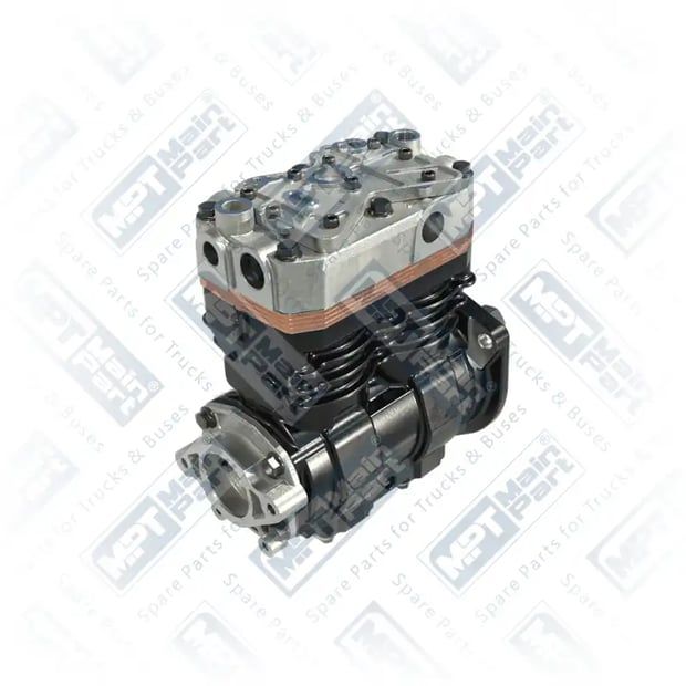 2) K022249N00,LP4857,504308843, 6.LK.1602 Air Compressor, Twin Cylinder, MPT Main Part